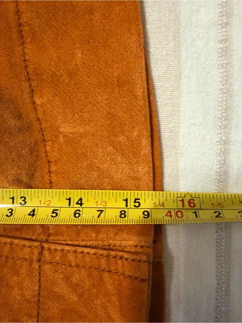 Madewell Rust Crushed Velvet Velour A-Line Mini Skirt Size 8